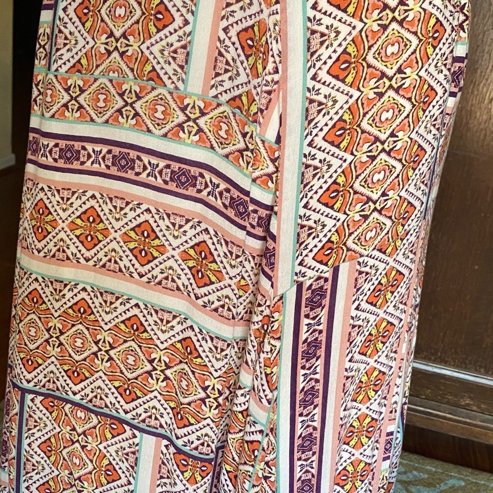 Perfect “gypsy” skirt handkerchief hem with crocheted lace trim size lar… - Picture 3 of 10